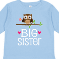 thumbnail image 4 of Inktastic Big Sister Owl Reveal Girls Long Sleeve Toddler T-Shirt, 4 of 5