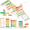 Multicolor, variant on BlueWood 10-in-1 Foldable Pikler Triangle Climbing Set Wooden Indoor Sports Gym 1-Count