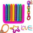 thumbnail image 2 of 6pcs Fidget Pop Tube Stretch Pipe Toy, Stretch Pipe Sensory Tool Stre, 2 of 3