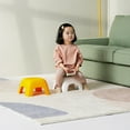 thumbnail image 2 of 1Pack Stepping Stool for Toddlers NonSkid LoadBearing Capacity Shoe Changing White Plastic Square, 2 of 9