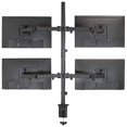 thumbnail image 4 of Mount-It! 4 Monitor Stand | Quad Monitor Desk Mount | Fits Four Computer Screens 19 21 24 27 29 30 32 Inches | Heavy Duty Height Adjustable Arms | VES, 4 of 4