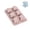 Pink, variant on Tulip Ice Cube Tray 1.5 Inch Flower Silicone Ice Cube Tray with Covers, Easy Release Large Ice Cube for Drinks Bourbon & Homemade Juice