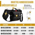 thumbnail image 2 of Dog Harness Vest 360 Deg Support Nylon Detachable Hind Leg Strap Breathable Training Dog Vest Black M, 2 of 2