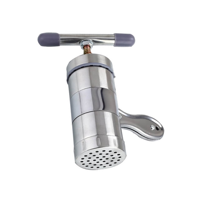 Presse Manuelle Machine à Pâtes, Machine à Nouilles Essorage à la Main Rouille Facile à Utiliser avec 5 Moules de Nouilles pour la Cuisine
