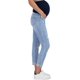 thumbnail image 1 of - Jeans de mernidad rasgados para mujer sobre el vientre, jeans para mernidad y embarazo, ropa de mernidad - entrepierna de 27 pulgadas, 1 of 5