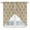 Brown, variant on Orange Morocco Kitchen Window Curtains, Swag Curtains Valance for Bedroom Living Room Bathroom, Farmhouse Ethnic Geometric Grid Aesthetic Rod Pocket Window Curtain Block Drapes 2 Panels 28"x36"
