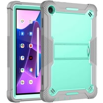 Dteck Case for Lenovo Tab M10 3rd Gen 10.1 Inch 2022, Heavy Duty Hybrid Shockproof Protective Cover with Kickstand for TB-328FU/TB-328XU,Green