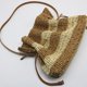 thumbnail image 1 of Bolso bandolera para mujer, bolsos tejidos a rayas portátiles, bolso de mano de verano (beige), 1 of 6