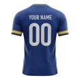 thumbnail image 6 of WAYUTE Men's Uruguay Soccer T-Shirt DIY Name Number Short Sleeve Crew Neck Tee with Patriotic Flag Sporty Casual Top for Fan Wear, 6 of 7