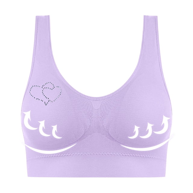 Women's Wireless Sleep Bra Seamless Nursing Comfort, Removable Padding Breathable U-Back Support for Everyday Wear