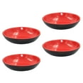 thumbnail image 4 of 4 platos redondos de melamina para salsa, salsas, aperitivos y salsas rojas y negras., 4 of 8