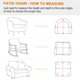 thumbnail image 1 of Funda para muebles de jardín 2 piezas, funda protectora para muebles de tela oxford 210D con cordón y hebilla funda impermeable para silla de exterior apilable (35'' * 38"* 31'') ZefeiWu 1327533559423, 1 of 1