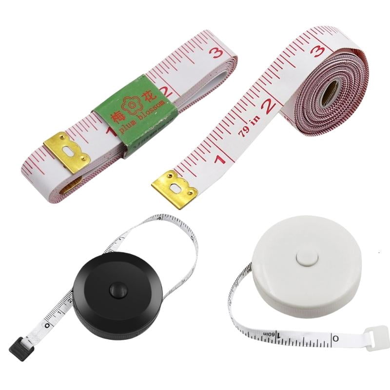 CEORPER 2 In 1 Measuring Tape Set Flexible Soft Tape And Slide Device For Home Office