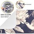 thumbnail image 2 of FREEAMG Floral Hummingbirds Dish Drying Mats Tableware Absorption Water Mat Home Decor Drying Pad for Kitchen Countertop, 16 X 18 Inch, 2 of 7