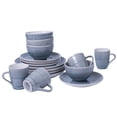 thumbnail image 4 of Euro Ceramica Fez Reactive 16 Piece Dinnerware Set (Cereal Bowl Assorted) - Service for 4 Grey, 4 of 5