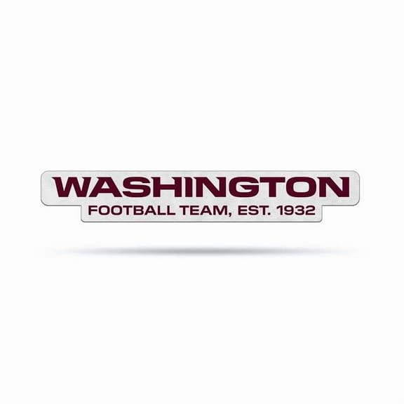 Washington Commanders Football Team Soft Felt Pennant, Logo Design, Shape Cut, 18 Inch, Easy To Hang