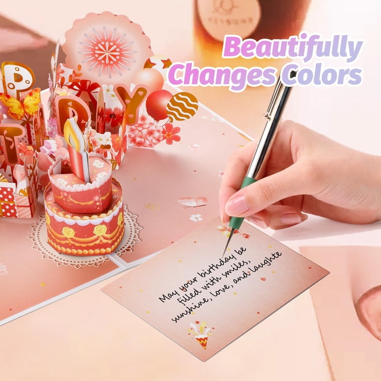 Music & Light Birthday Money Box Card - DIY Number 0-9, Cash Gift With Lights & Song For Adults & Kids