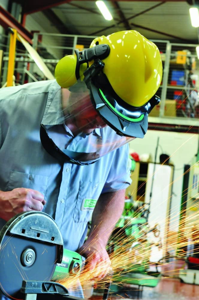 Msa Safety FaceShieldFrame,Blk,HDPE,Rubber,FullFrme 10187161