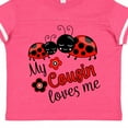 thumbnail image 4 of Inktastic My Cousin Loves Me with Cute Ladybugs Boys or Girls Toddler T-Shirt, 4 of 5