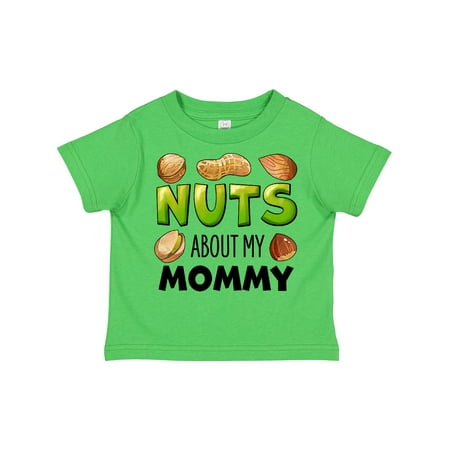 

Inktastic Nuts About My Mommy Peanut Almond Pistachio Gift Toddler Boy or Toddler Girl T-Shirt