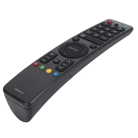 Riousery GB289WJSA TV Replacement Remote Control for Sharp Aquos Television Models 2T C40AE1X LC60UA6500X 4T C50AH8X, Durable ABS Material, Precise Navigation, Ergonomic Design, Black