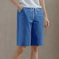 thumbnail image 2 of zbxnLI Women's Athletic Shorts Running Yoga Ladies High Waisted Wide Leg Casual Shorts with Pockets, 2 of 6