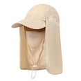 thumbnail image 1 of Coofit Sun Cap Foldable Practical Summer Sun Protection Hat Fishing Hat for Outdoors, 1 of 4