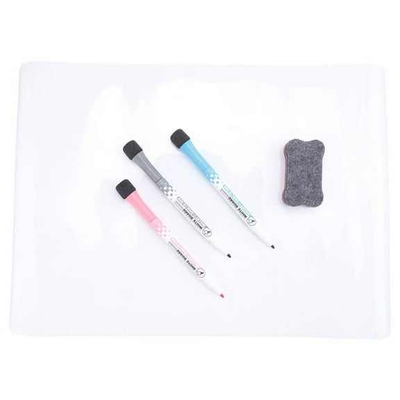 Magnetic Dry Erase Whiteboard Calendar For Refrigerator with 3 Pens and Large Eraser,For Notes Weekly Planning Drawing