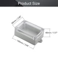 thumbnail image 2 of HUGFEGWE Junction Box ABS Plastic Dustproof Waterproof IP67 Universal Electrical Project Enclosure with Transparent Clear Cover and Fixed Ear 3.94" x 2.68" x 1.57" U2536-19150, 2 of 7