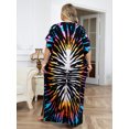 thumbnail image 3 of Beach Maxi Dresses Side Split Caftan Loungewear Light Weight Kaftan Abaya Over Sized  Resort Wear Vacation Outfits Middle East Arabian Robe, 3 of 10