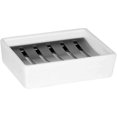 thumbnail image 1 of Jabonera de Acero Inoxidable ZHAOCHENG Doble Capa Blanca, 1 of 4
