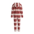 thumbnail image 3 of Lucakuins Christmas Family Romper ropa de dormir, estampado de copos de nieve manga larga cuello redondo/mono largo con capucha Lucakuins moda, 3 of 9