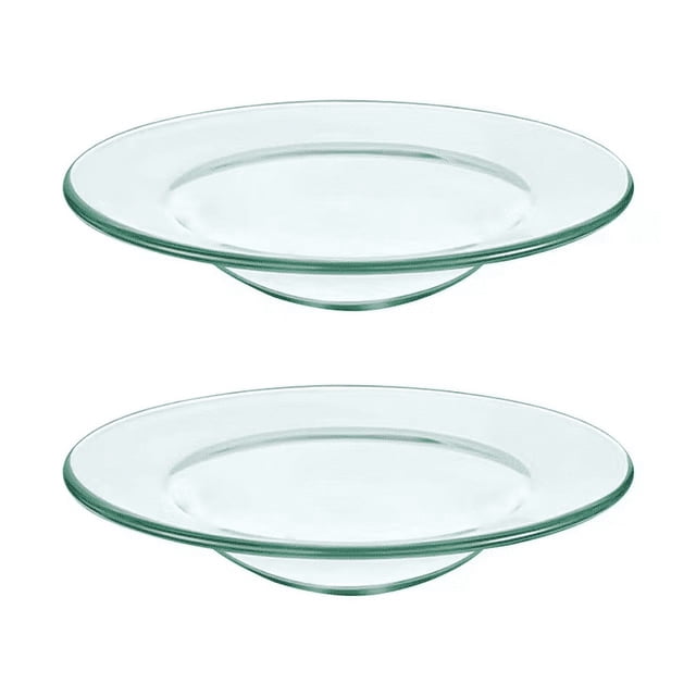 Harpily Fruit Plates Replacement Oil Warmer Dish Wax Melt Warmer Liner Dish Round Glass Dish Candle Wamer Bowl Plate Wax Tray For Scented Wax Aroma Lamp Lamps Wax Melter W