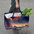 thumbnail image 7 of Galactic Space Premium Oxford Cloth Shopping Bags: Reusable, Foldable, and Spacious - Ideal Laundry Basket, Picnic Basket, and Laundry Bag, 7 of 7