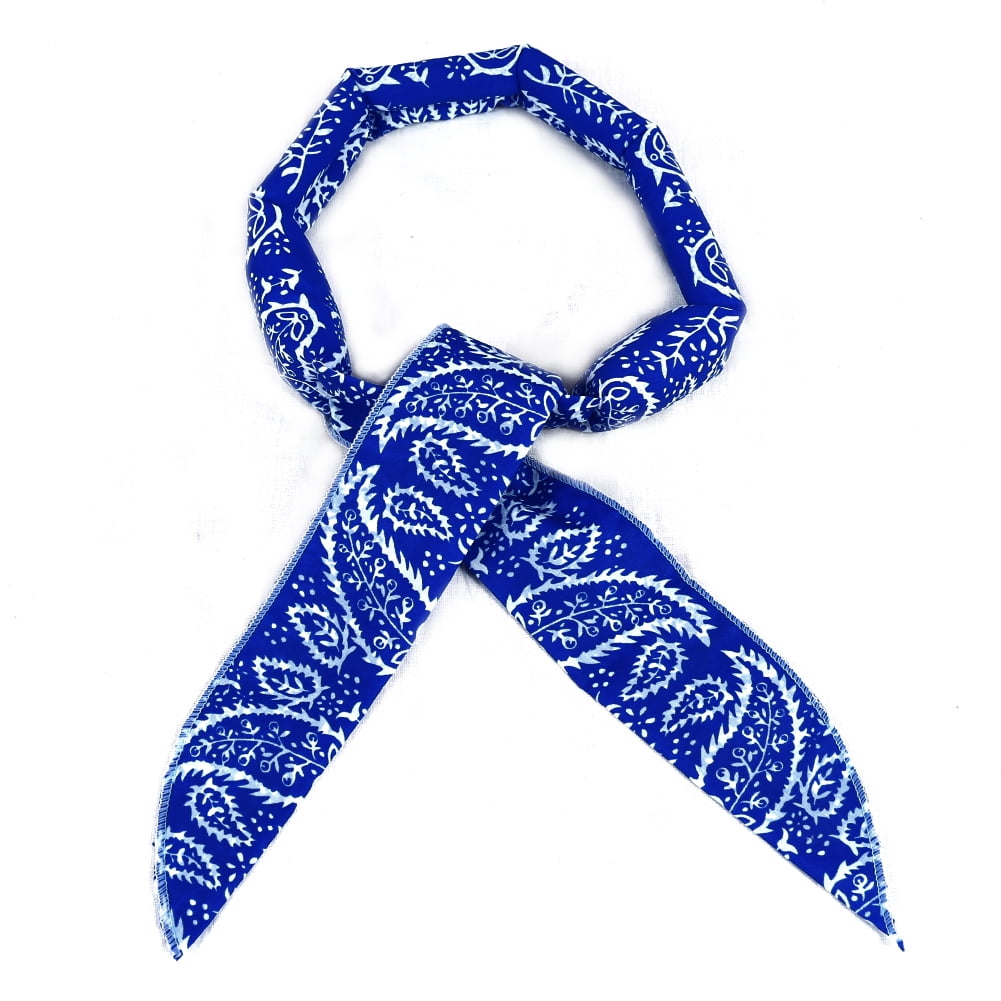 cool relief refreezable ice bandana head wrap neck ice cooling scarf
