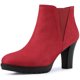 thumbnail image 1 of Botines Chelsea Allegra K Talón de Bloque Impreso punta Redonda con Plataforma para Mujer Rojo 40, 1 of 7