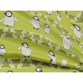 thumbnail image 5 of oneOone Rayon Lime Green Fabric Kawai Sewing Craft Projects Fabric Prints By Yard 56 Inch Wide-T6, 5 of 5
