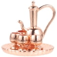 thumbnail image 4 of EeaseCA 1 Set Miniature Tea Set Mini Tea Set Miniature Tea Pot Cups Mini House Accessories, 4 of 8
