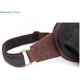 thumbnail image 5 of Mochila Sling Unisex Bandolera Lona Encerada 10 Litros Caqui Petmoko A28, 5 of 7