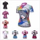 thumbnail image 2 of Maillot de ciclismo para mujer, maillot de ciclismo 2021 de manga corta para equipos profesionales, maillot de ciclismo, camisetas deportivas de verano rosa, 2 of 5