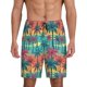 thumbnail image 1 of Balery Hawaii Palms Pantalones cortos de pijama de punto de algodón para hombre con cinturilla y bolsillos-Medium, 1 of 6