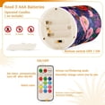 thumbnail image 5 of Yayeee Flameless Candles with Remote Flickering Battery Operated Multi Color Changing, Beautiful Floral Pattern, 5 of 7