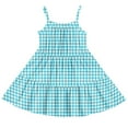 thumbnail image 6 of Abcomgle Cute Sundresses Dresses for Girls 10-12 Casual Spaghetti Strap Sleeveless Girls Cami Dresses Plaid Sundresses Boho A-Line Tiered Dresses for 6-14 Years,Sky Blue, 6 of 6