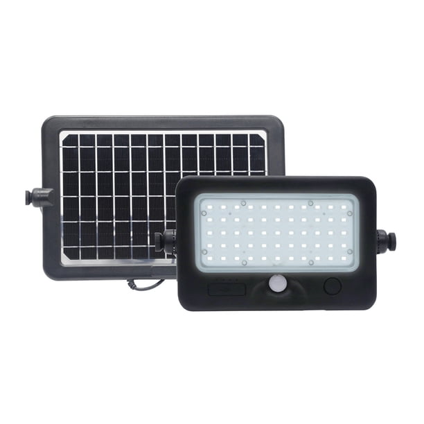 Lámpara Solar LED Tecnolite 10 W Luz Fría Power Bank Sensor Movimiento