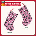 thumbnail image 2 of Lsque Cute Panda Pattern 18 Inch Christmas Stockings, Festive Holiday Stocking for Christmas Decorations Holiday Decor, 2 of 7