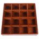 thumbnail image 2 of GOOHOCHY Organizador de madera para el hogar, 16 rejillas, estante de pared para exhibir colecciones y dispositivos., 2 of 8