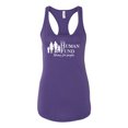 thumbnail image 2 of The Human Fund Money for the People Pop Culture Ladies Racerback Tank Top, Purple Rush, Large, 2 of 3