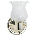 thumbnail image 1 of Nuvo SF77/120B Polished Brass Frosted Grape Shade With Frosted Glass With On/Off Switch, 1 of 4