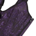thumbnail image 4 of Corset Top With Straps Sexy Floral Corset And Bustiers Jacquard Overbust Corset Plus Size, 4 of 5