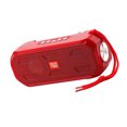 thumbnail image 1 of Cateissary 2021 El último altavoz bluetooth inalámbrico con carga solar, subwoofer estéreo, centro de música portátil para exteriores con linterna FM Cables de audio/vídeo Rojo, 1 of 8